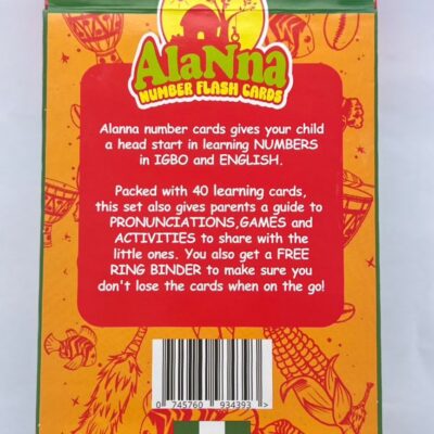 Alanna Number flash cards