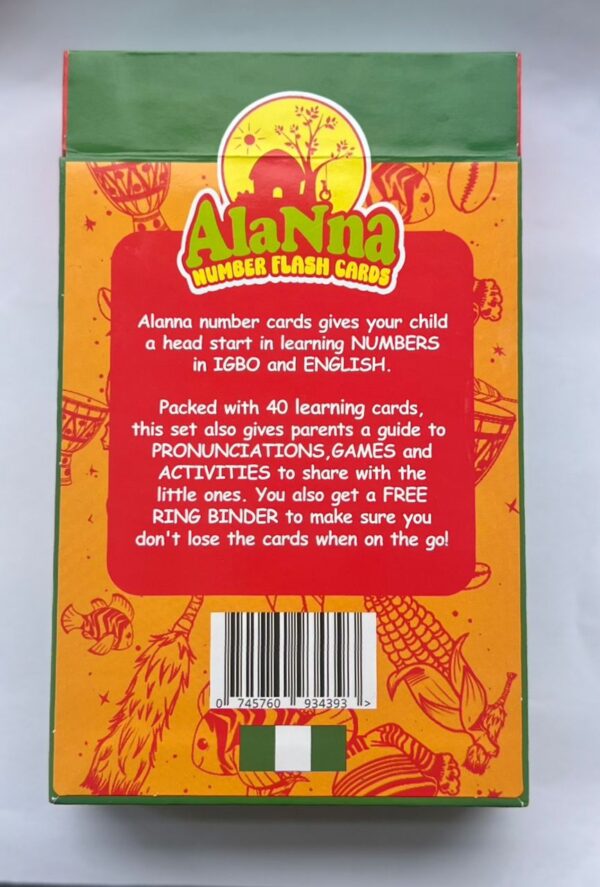 Alanna Number flash cards