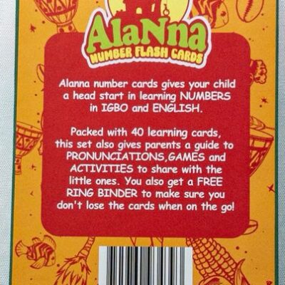 Alanna Number flash cards