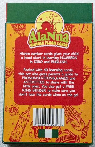 Alanna Number flash cards