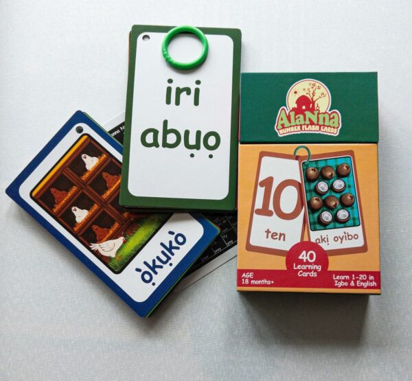 Alanna Number flash cards